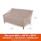 Modern Leisure Chalet Patio Loveseat Cover, 66 in. L x 4 in. W x 39 in. H, Beige 2931 - alternate 5